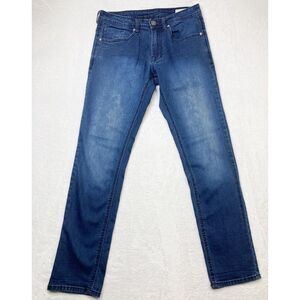 Buffalo David Bitton Jeans Mens 32x32 Blue Fade Axel‎ Slim Stretch Actual 31x31